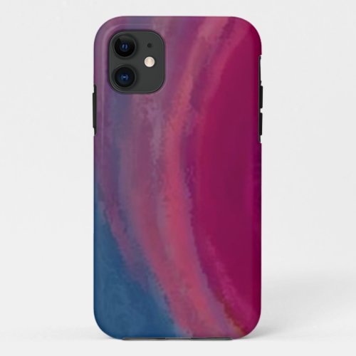 Modern waves_ oils marble pattern_iphone5 iPhone 11 case