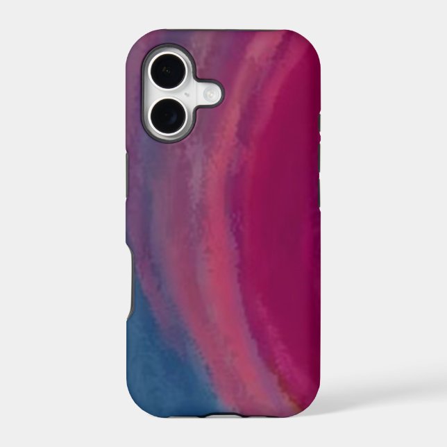 Modern waves_ oils marble pattern-iphone5 iphone case (Back)
