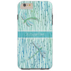 Modern Wavy Stripe Watercolor Dragonflies Dot
