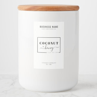 Modern Wax Melt Label Editable Candle Label