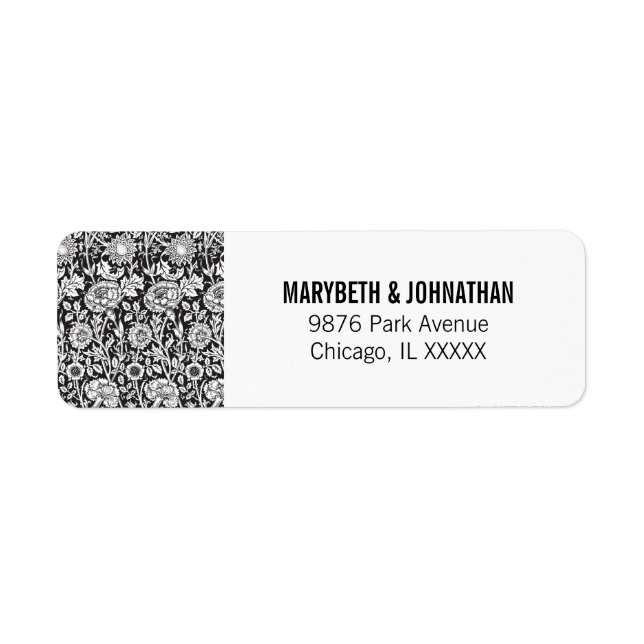 Modern We Do Wedding Script Return Address Label (Front)