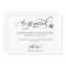 Modern We Got Married Wedding / Elope Announcement
