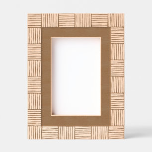 Modern Weave Pattern No Text Engraved Frames
