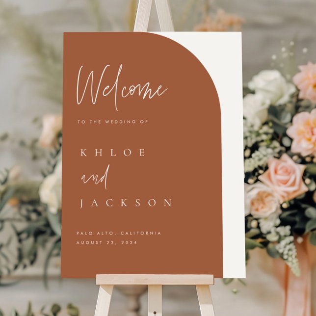 Modern Wedding Arch Reception Decor Large Sign (Creator Uploaded)