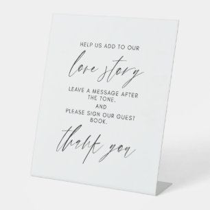 Modern Wedding Audio Guestbook Sign Phone Guest