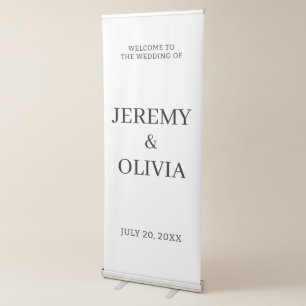 Modern Wedding Banner Engagement Party decor