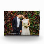 Modern Wedding Bride and Groom Photo Block<br><div class="desc">Modern Wedding Bride and Groom Photo Block</div>