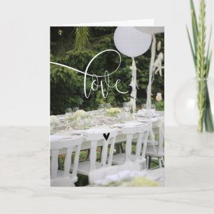 Modern Wedding Congratulations Greeting Card