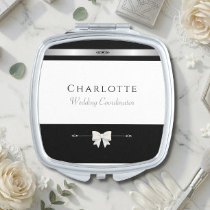 Modern Wedding Coordinator Gift Professional Compact Mirror