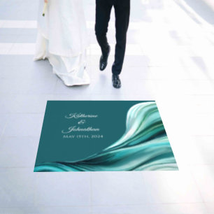 Modern Wedding-Emerald Green- Floor Decals