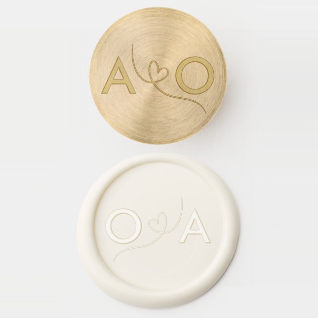Modern Wedding Envelope Stamp | Ivory (Stamped)