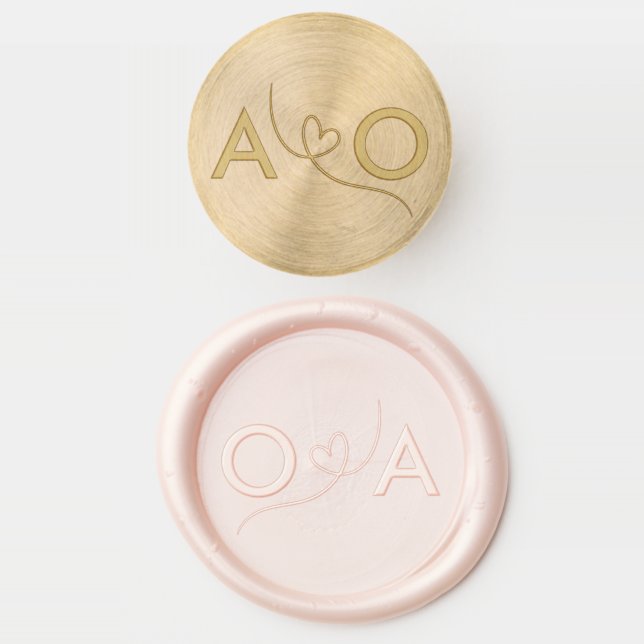 Modern Wedding Envelope Stamp | Pearl (Stamped)