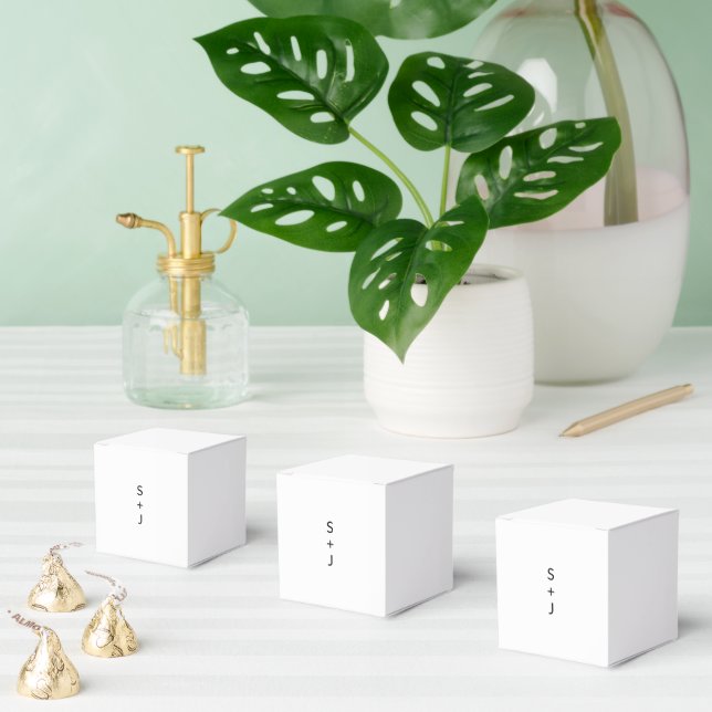 Modern Wedding  Favor Boxes (Multiple)
