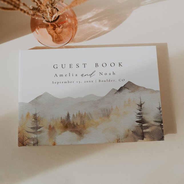 Modern Wedding Guest Book Rustic Cabin (Creator Uploaded)