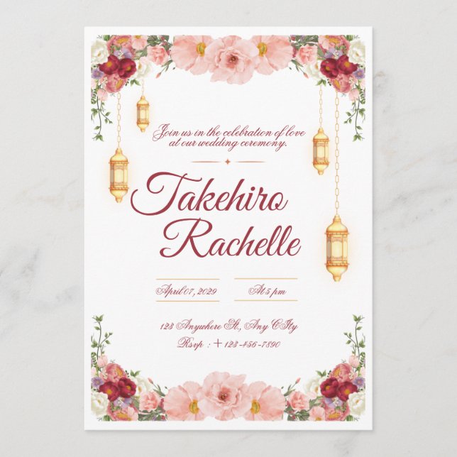 Modern Wedding Invitation (Front)