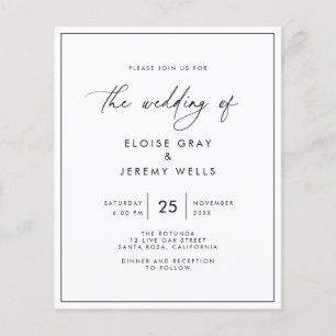 Modern Wedding Invitation