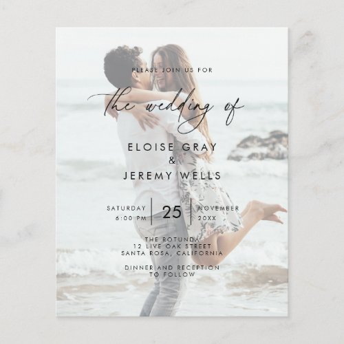 Modern Wedding Invitation  Flyer