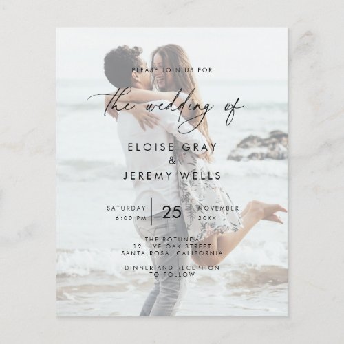 Modern Wedding Invitation  Flyer