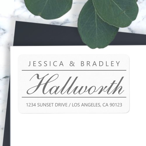 Modern Wedding Invitation or other occasions Label