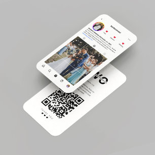 Modern Wedding Organizer Event Decor Instagram Business Card