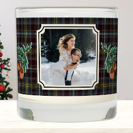 Modern Wedding Photo Keepsake Scented Candle