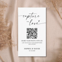 Modern Wedding Photos Capture the love QR Code