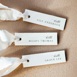 Modern Wedding Place Card