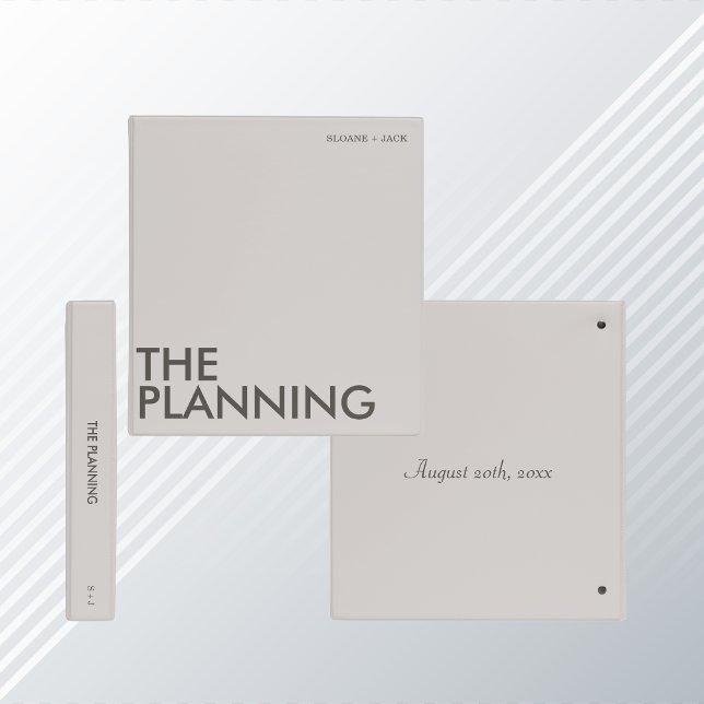 Modern Wedding Planning Binder | Light Neutral (Creator Uploaded)
