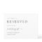 Modern Wedding Reserved Seat In Memory of Sign