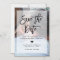 Modern Wedding Save the Date | Photo with Overlay