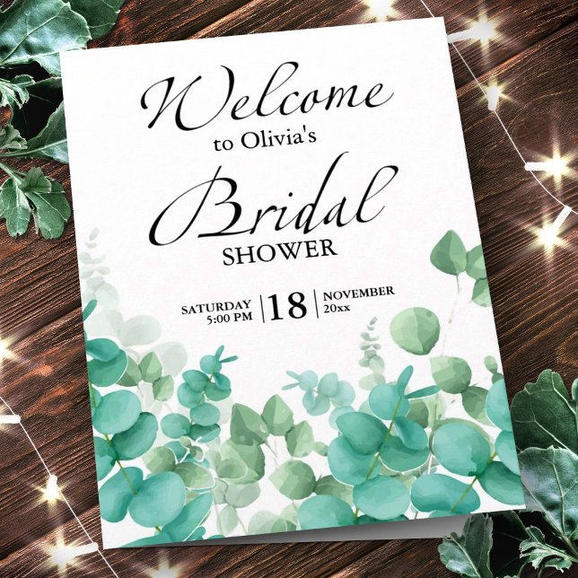 Modern wedding simple elegant rustic bridal shower card (Creator Uploaded)