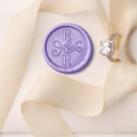 Modern Wedding Swirled Ampersand Monogram  Wax Seal Stamp<br><div class="desc">A Modern and elegant monogram accented with a swirled calligraphy ampersand customized with your initials of choice.  The perfect way to accessorize all of your lovely wedding and gift stationery.</div>
