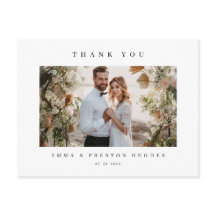 Modern Wedding Thank Notes Photo
