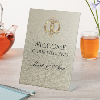 Modern Wedding Welcome Sign