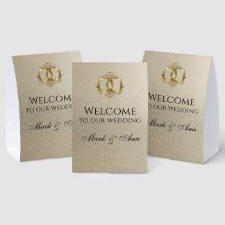 Modern Wedding Welcome Sign