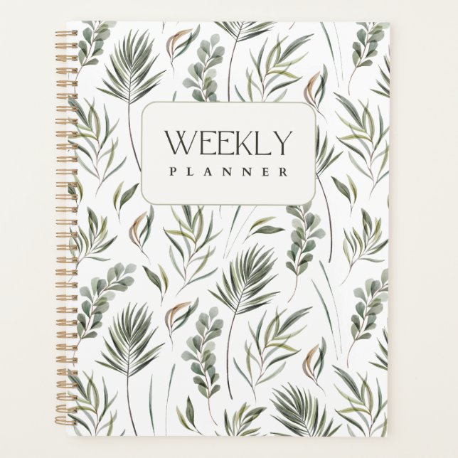 Modern Weekly/Annual Planner (Front)