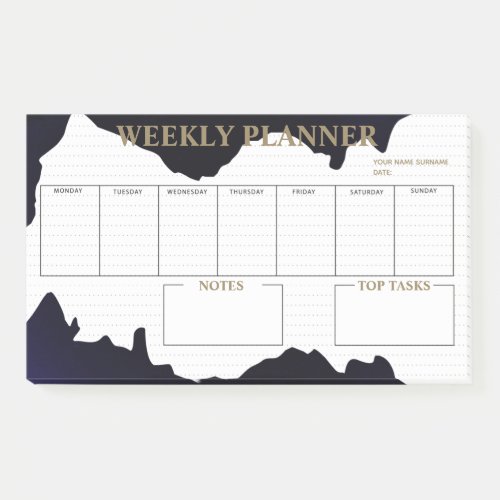 Modern Weekly Planner  Post_it Notes