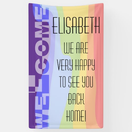 Modern WELCOME Banner  your backgr  ideas