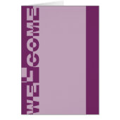 Modern WELCOME Banner + your backgr. & ideas (Front)