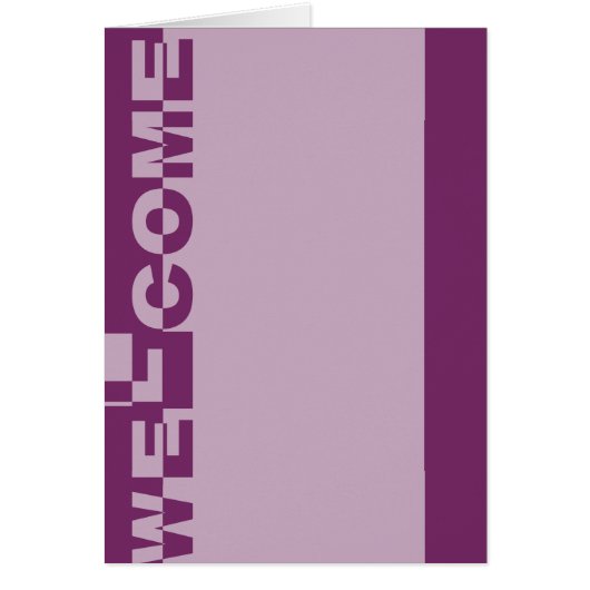 Modern WELCOME Banner + your backgr. & ideas (Front)