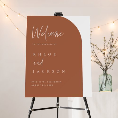 Modern Welcome Sign Arch Wedding Decor Foam Boards