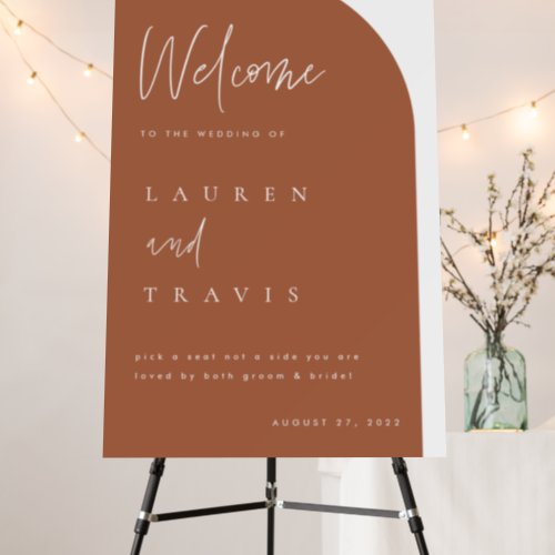 Modern Welcome Sign Arch Wedding Decor Foam Boards