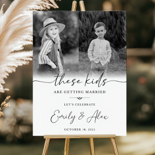 Modern Welcome Sign for Wedding, Engagement Party
