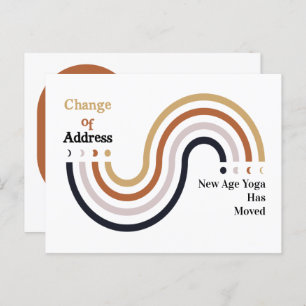 Modern We've Moved Business Change of Address Announcement Postcard