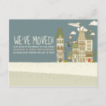 Modern We&#39;ve Moved Change of Address Postcard