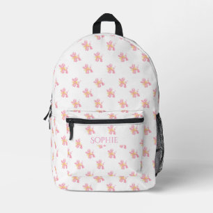 Modern Whimsical Coquette Balloon Dog Printed Backpack