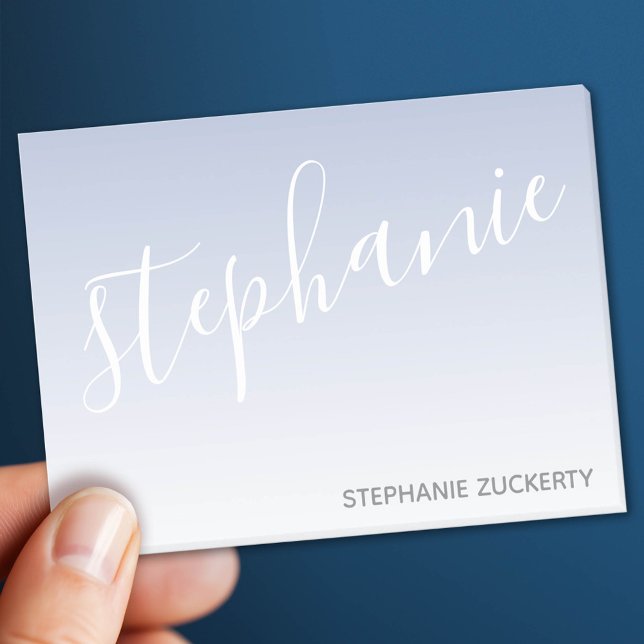 Modern Whimsical - orchid ombre handwritten Post-it Notes (Custom Post It Notepad)