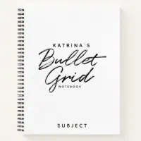 Modern Custom Poetry Minimalist Calligraphy Notebook