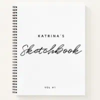 Modern Custom Poetry Minimalist Calligraphy Notebook