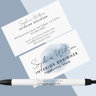 Modern White Business Signature Logo Pen